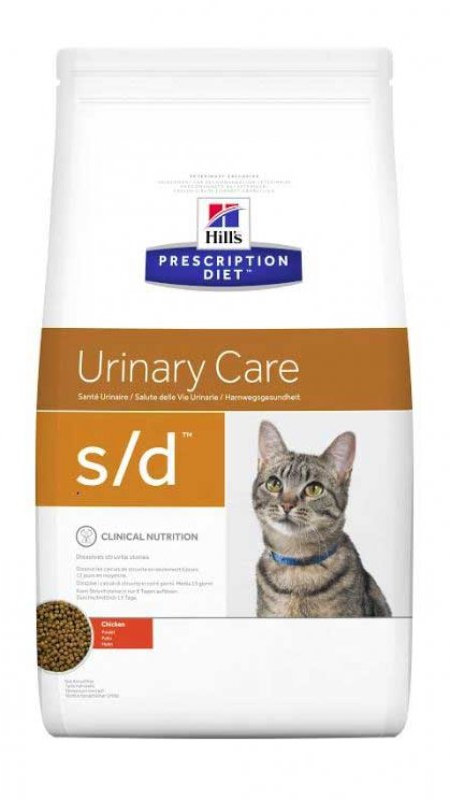 PD Feline S/D-Розчинення струвітних каменів та кристалів-1,5 кг