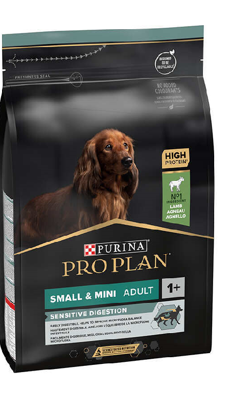 ProPlan Small&Mini Sens.digestion. З ягням. Для собак малих порід з чутливим травленням, сух. (7)