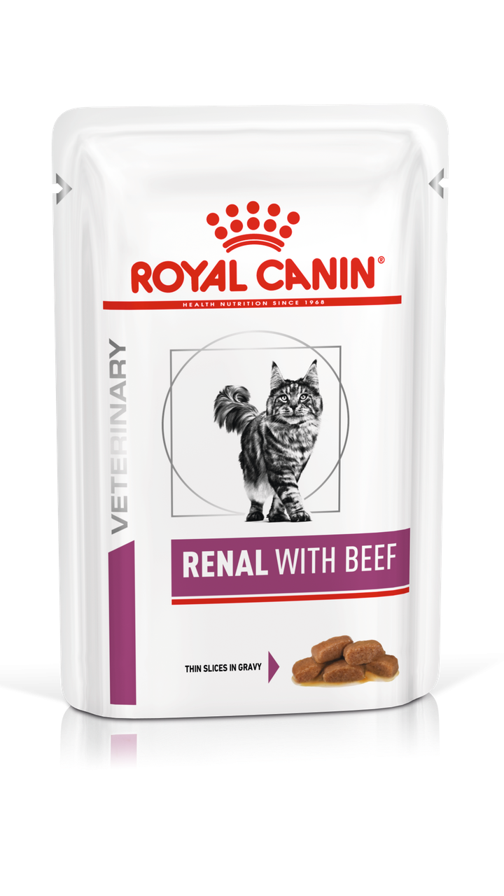 RENAL FELINE BEEF pouches   0,085 kg
