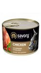 Savory Adult Cat Can Adult Sterilised курка 200 гр