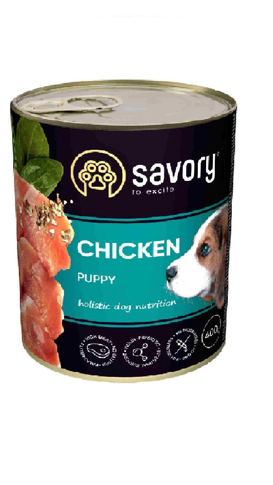 Savory Dog All  breeds Puppy курка 400 гр