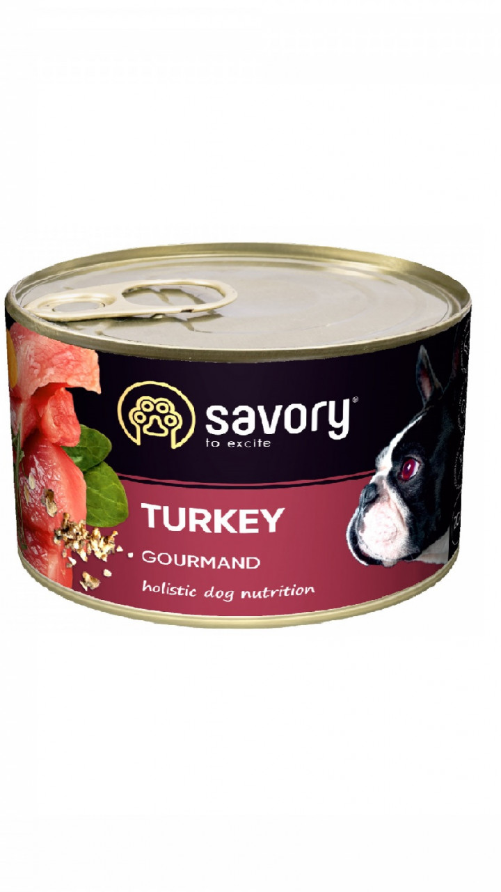 Savory Dog Gourmand індичка 200 гр