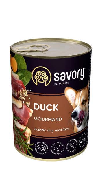 Savory Dog Gourmand качка 400 гр