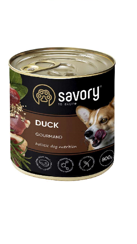 Savory Dog  Gourmand качка 800 гр