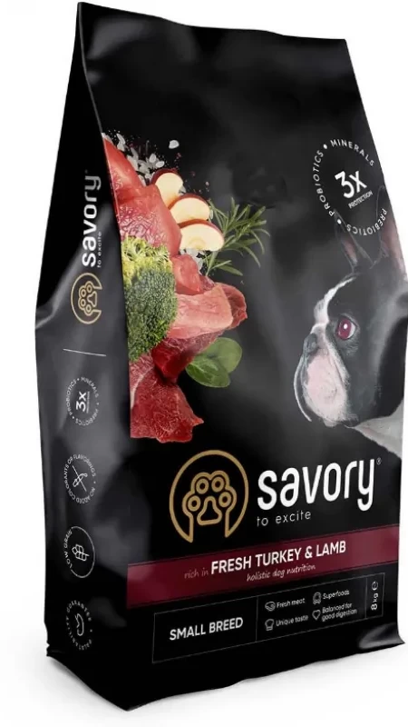 Savory Small Breed rich in Fresh Turkey & Lamb (3)