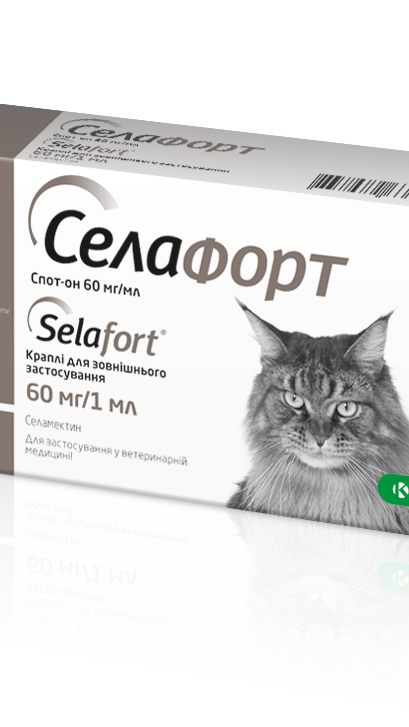 Селафорт спот он, розч. 60мг/1мл (для котів) 7,6-10 кг