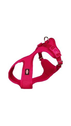 Шлея "Soft" мягкая XS-S 30-45см/15мм фуксия