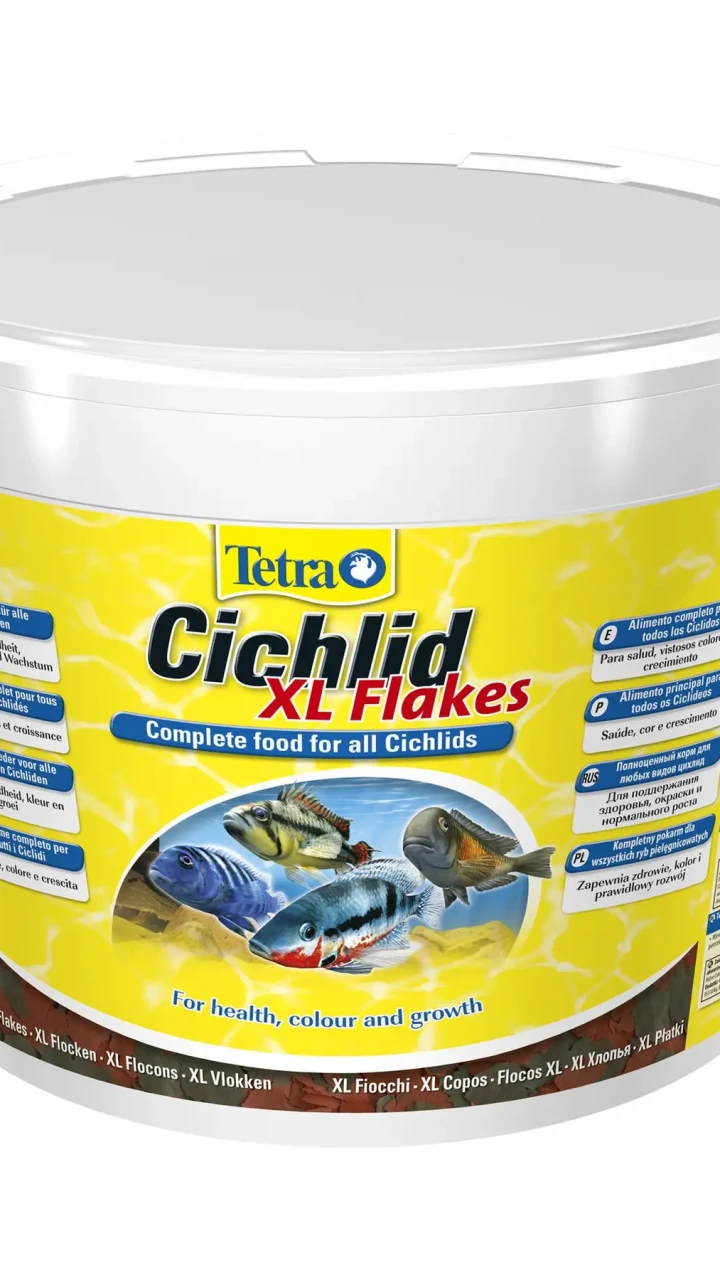 Tetra CICHLID XL 10L/1,9kg  большие хлопья для цихлид 40гр