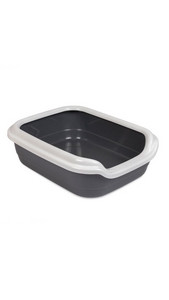 Туалет для котів Comfort L 49х39х15 сірий