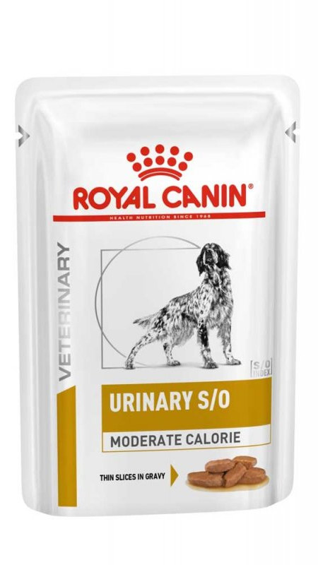 URINARY S/O MODERATE CALORIE DOG pouches (тонкі скибочки у соусі) 0,1 kg