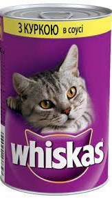 Whiskas  вологий корм з куркою 400 г