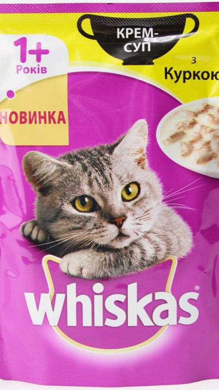 Whiskas з куркою крем суп 85 г