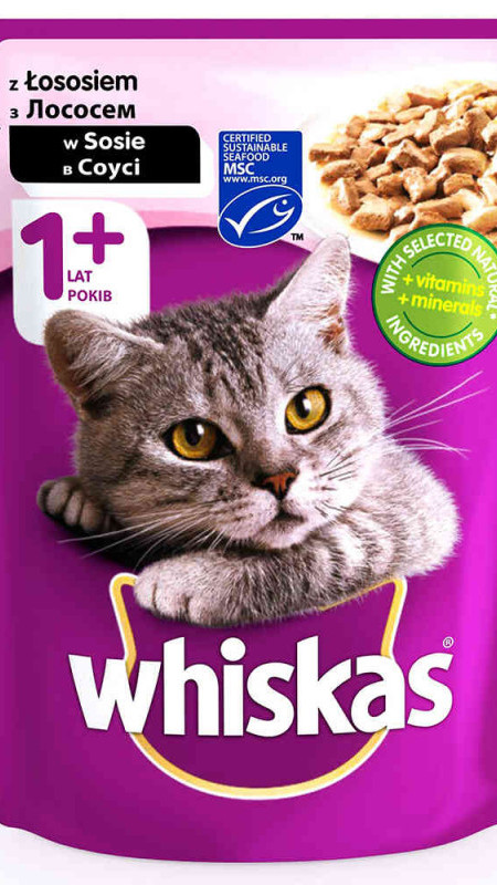 Whiskas  з лососем у соусі 85 г