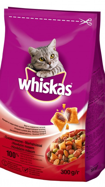 Whiskas з яловичиною 300г