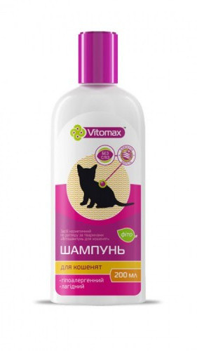 Vitomax Фіто шампунь для кошенят без сліз 200мл
