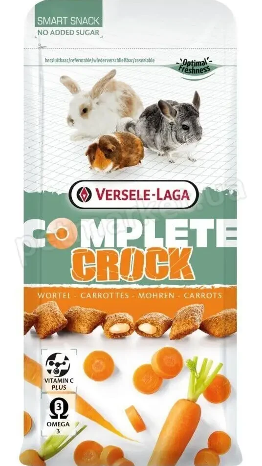 VL Crock Complete МОРКВА (Carrot) ласощі для гризунів, 50г