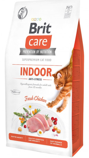 Brit Care Cat GF Indoor Anti-stress, (7) (антистресс)