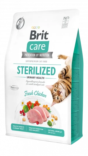 Brit Care Cat GF Sterilized Urinary Health, (0,4) (уринари д/стерилизованных)