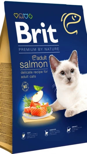 Brit Premium Cat Adult Salmon (8) (для дорослих з лососем)
