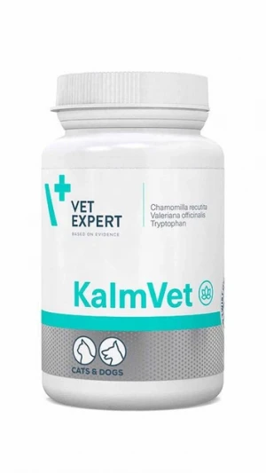 КалмВет (60 кап.Twist off) - стрес, неспокій (триптофан, ромашка, валеріана)