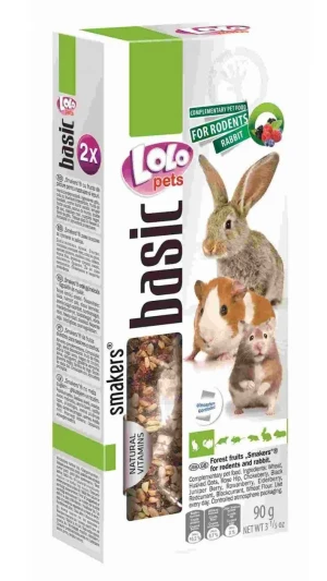 Колосок для гризунів і кроликів лісові ягоди 90 гр *Lolopets*