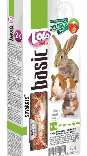 Колосок для гризунів полуниця 2 шт *Lolopets* 71117