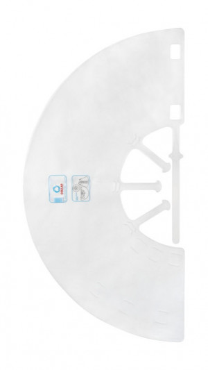 Комір пластиковий "Dog Extremе" для собак і кішок, розмір S (А:28-33см, В:12см)