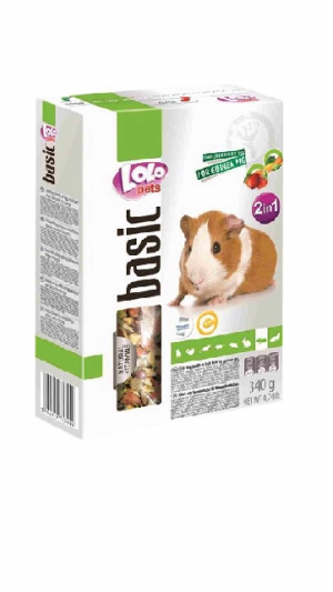 Корм для морської свинки 2в1 340 гр "Lolopets"71304