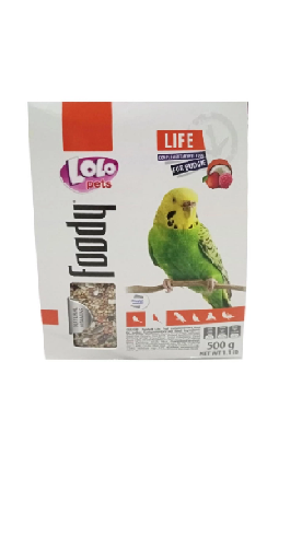 Корм для папуг фрукти 500 гр "Lolopets"72101