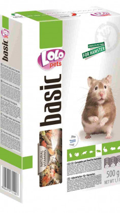 Корм для хом'ячків   500 гр "Lolopets"71100