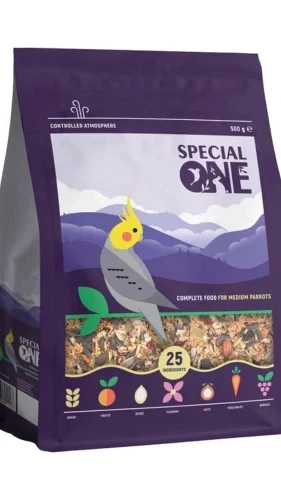 Корм SPECIAL ONE для середніх папуг 500г