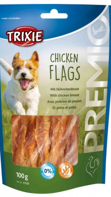 Ласощі для собак"PREMIO Chicken Flags" куряча грудка 100гр