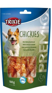 Ласощі для собак "PREMIO Chickies" із кальц. 100г