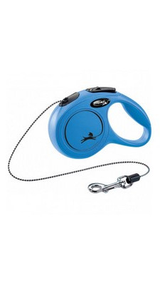 Рулетка Flexi NEW CLASSIC XS 3m/8kg (трос) синя