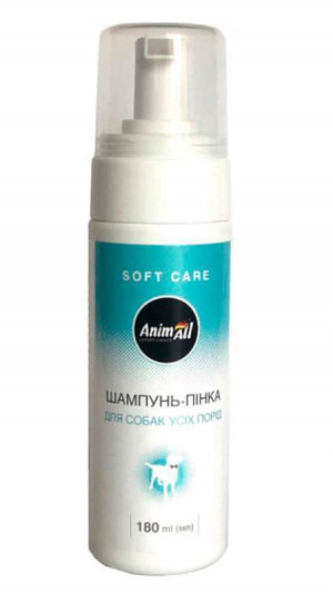 Шампунь-пінка для собак усіх порід 180мл.