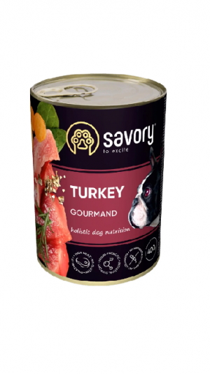 Savory Dog Gourmand индейка 400 гр