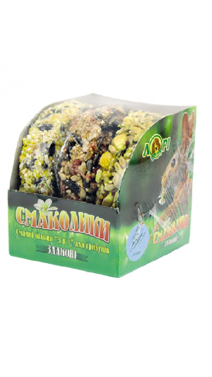СМАКОЛИКИ для гризунів ЗЛАКОВІ КІЛЬЦЯ  “3в1”