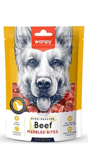 Wanpy Мармурова яловичина ласощі для собак 100г